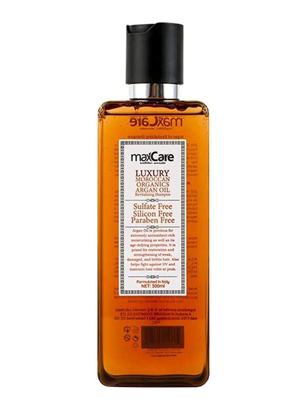 

MaxCare Moroccan Organic Argan Oil Shampoo SLS Sulfate Free, 300ml