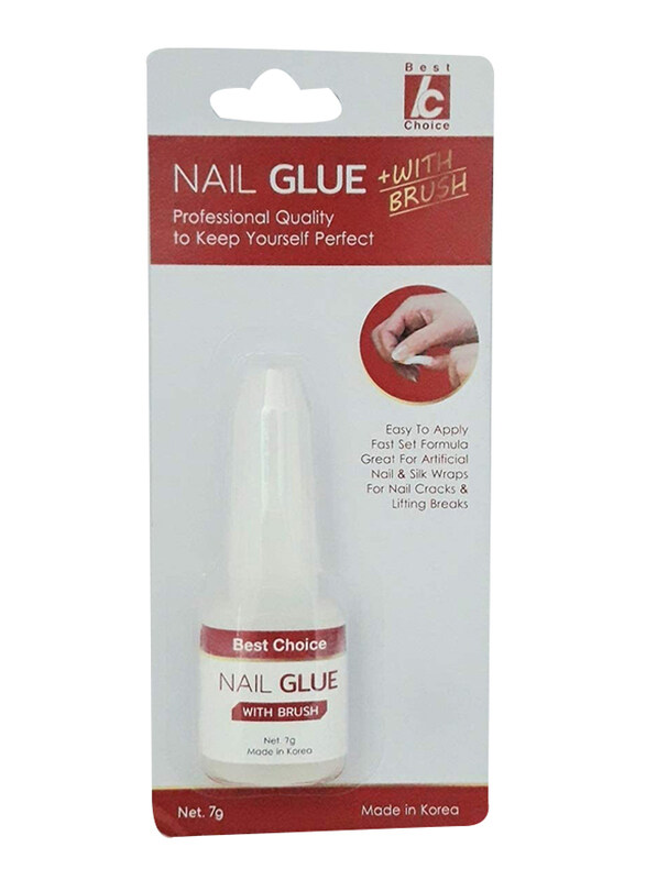 

Best Choice Nail Glue with Brush, White