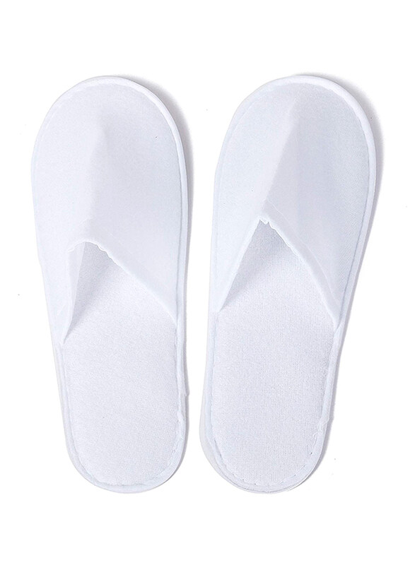 

Dolphin Premium Disposable Leisure Slippers, 25 Pieces, White