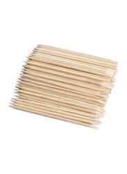 Yimart Cuticle Removal And Orange Wooden Manicure And Pedicure, 100 Pieces, Beige