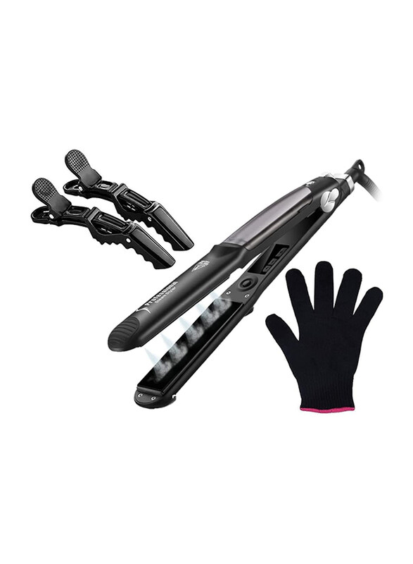 

Generic Professional Style Ceramic Hair Steam Straightener, Matte/Marron