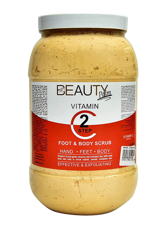 

Beauty Palm Vitamin C Step 2 Foot & Body Scrub, 4 Liters
