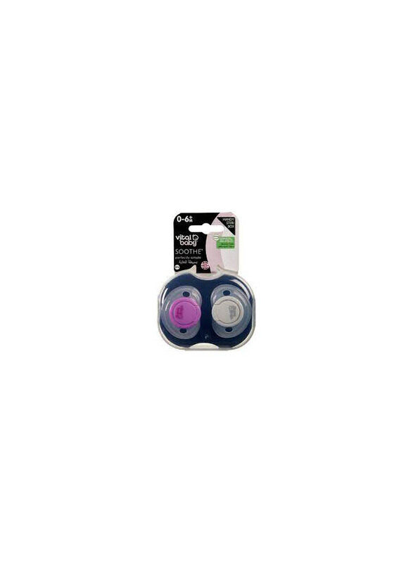 

Vital Baby Soothe Perfectly Simple Handy Steri Box for 0-6 Months Girls, 2-Piece, Purple/White