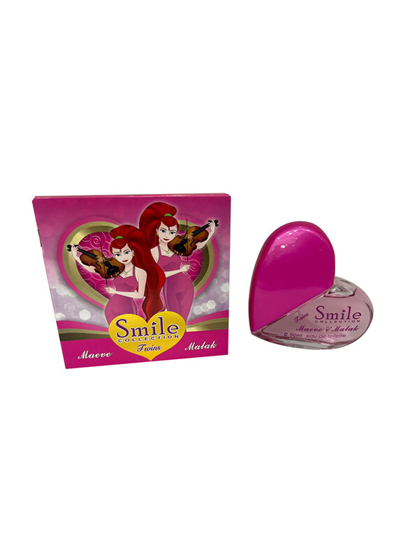 

Smile 50ml Moeve & Malak Perfume for Kids, 1+ Year, Multicolour