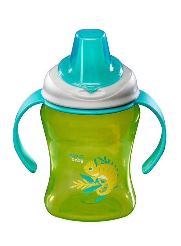 

Vital Baby Hydrate Easy Sipper With Removable Handles 260ml, Green/Blue