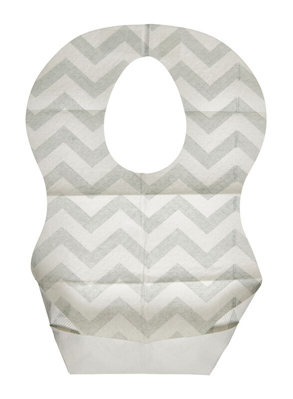 

Vital Baby Nourish Baby On The Go Set with Disposable Mat & Bibs, Grey