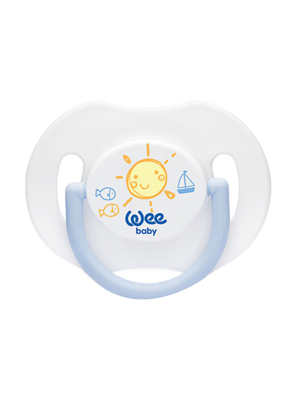 

Wee Baby Day Soother with Cap, 6-18 Months, White