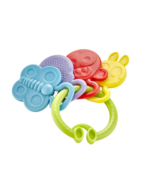 

Babyjem Rattle Teether, 3+ Months, Green