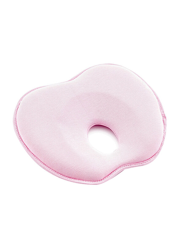 

Babyjem Flat Head Pillow, 0-6 Months, Pink