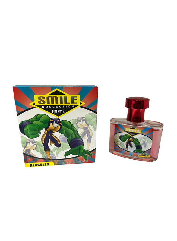 

Smile 50ml Hercules Perfume for Kids, 1+ Year, Multicolour