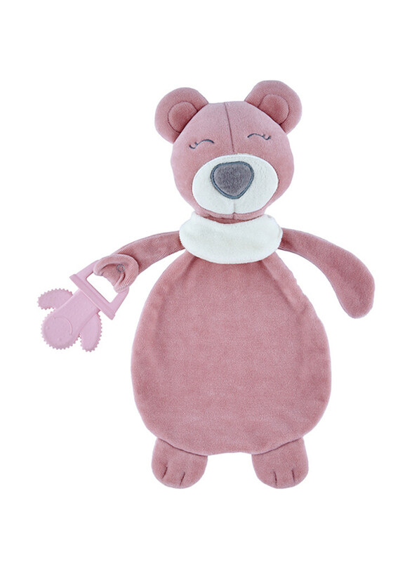 

Babyjem Sleep Buddy with Teether, 0+ Months, Pink