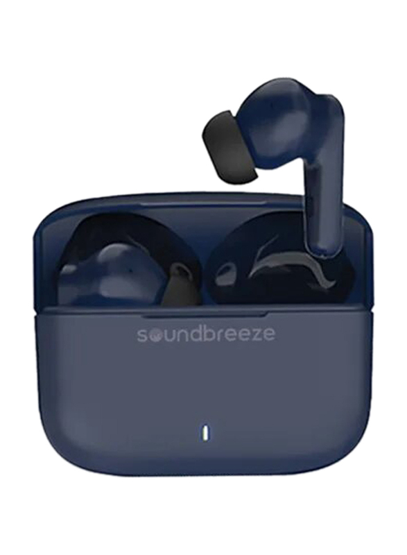 Soundbreeze Groove Wireless In-Ear Noise Cancelling Earbuds, Blue