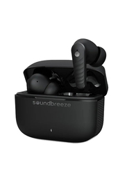 Soundbreeze Groove Wireless In-Ear Noise Cancelling Earbuds, Black