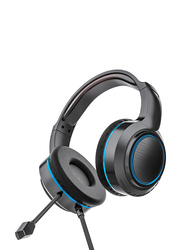 SEEKEN Annihilator Wired Gaming Headset - Blue ; High-Resolution Audio ; Long Battery Life ; Premium Design ; High-Quality.