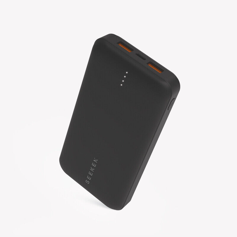 

SEEKEN Power Bank 20K Mah - Black, Fast Charging, Portable Charger, Travel Charger, Overcharge Protection, Premium Design, High-Quality.