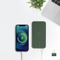 SEEKEN Power Bank 10K Mah - Green, Fast Charging, Portable Charger, Travel Charger, Overcharge Protection, Premium Design, High-Quality.