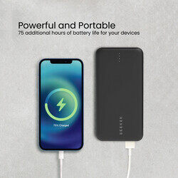 SEEKEN Power Bank 20K Mah - Black, Fast Charging, Portable Charger, Travel Charger, Overcharge Protection, Premium Design, High-Quality.