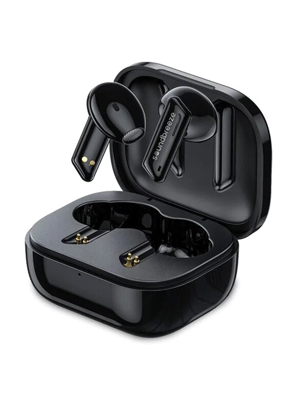 

Soundbreeze Aries Extra Bass Wireless In-Ear Earbuds, Black