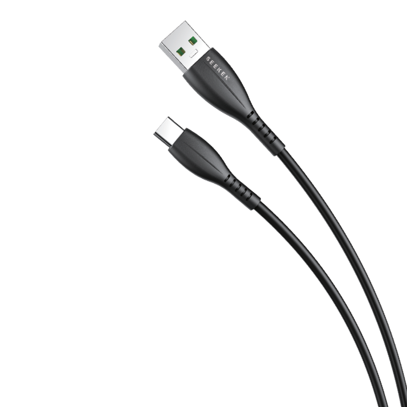 

SEEKEN 1M TYPE-C CABLE - BLK, Fast Charging, Braided Cable, Premium Design.