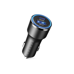 Seeken 48W Dual USB Car Charger PD+QC3.0 Fast Charging Black