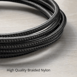 SEEKEN Type C Mobile Charging Cable - Black, Fast Charging, Braided Cable, Anti Bending, Premium Design, High-Quality.