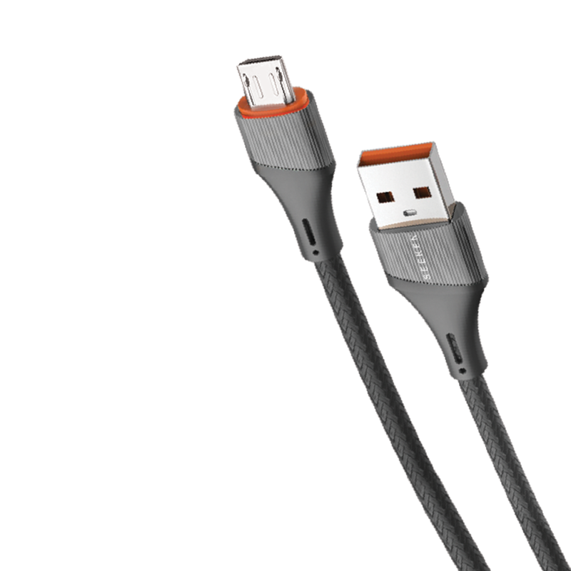 

SEEKEN MICRO CABLE 1M-GY, Fast Charging, Braided Cable, Premium Design.