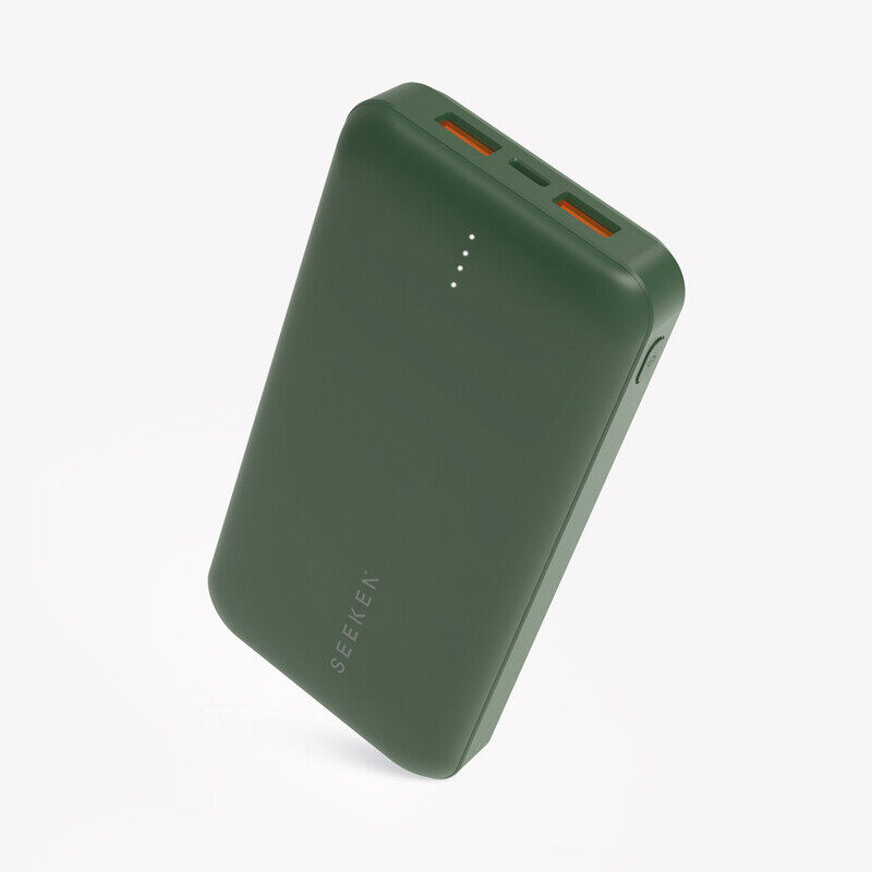 SEEKEN Power Bank 20K Mah - Green, Fast Charging, Portable Charger, Travel Charger, Overcharge Protection, Premium Design, High-Quality.