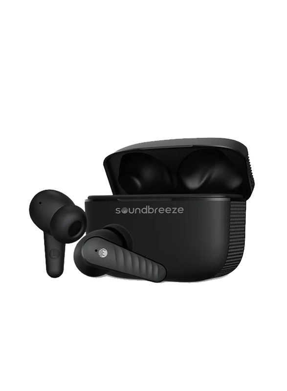 Soundbreeze Groove Wireless In-Ear Noise Cancelling Earbuds, Black