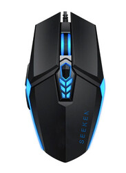 Seeken Optical Gaming Mouse, Black/Blue