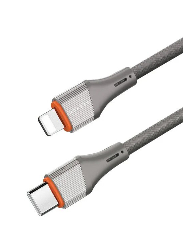 Seeken 2-Meter Lightning Cable, USB Type-C to Lightning, 30W, Grey