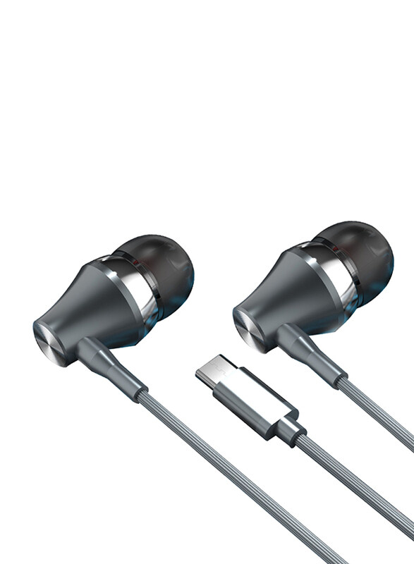 

Seeken Rock Types-C Wired In-Ear Earphones, Grey