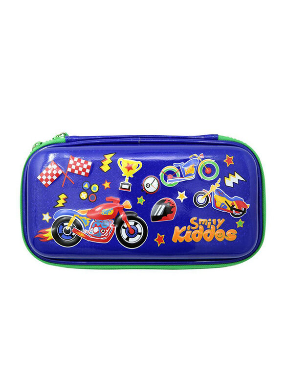 

Smily Kiddos Motor Racing Pencil Case, Blue