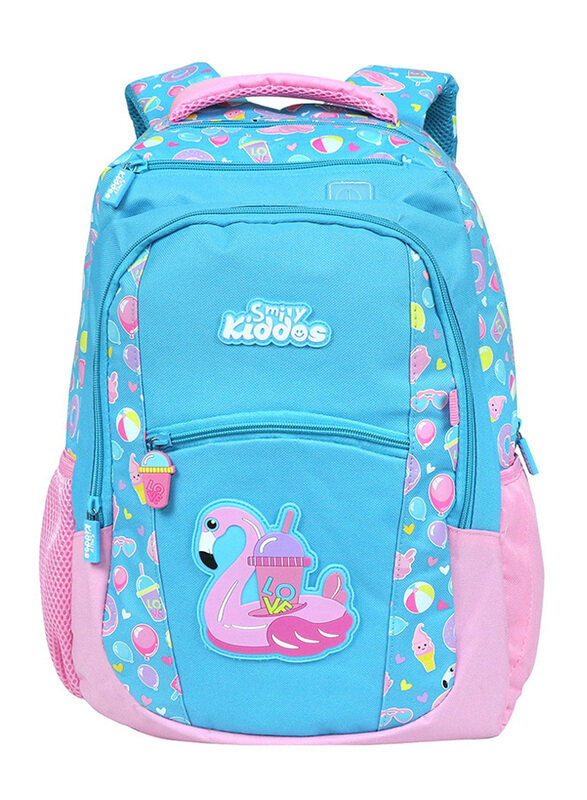 

Smily Kiddos Dual Colour Backpack, Light Blue