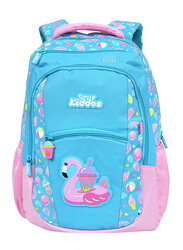 Smily Kiddos Dual Colour Backpack, Light Blue