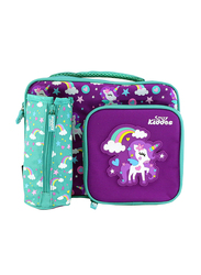 Smily Kiddos Multi Compartment Lunch Bag, Pink