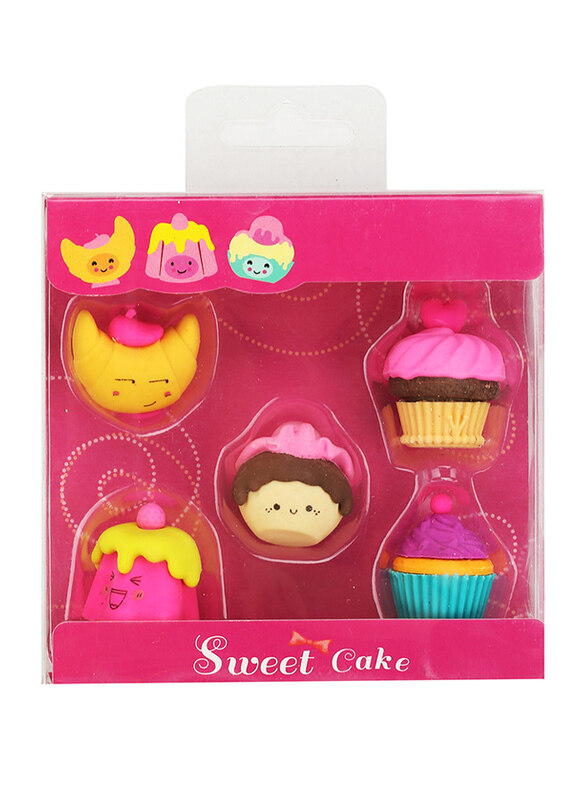 

Smily Kiddos 4-Piece Fancy Cup Cake Eraser Set, Multicolour