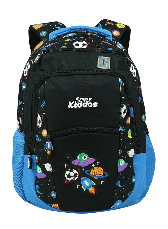 

Smily Kiddos Dual Colour Backpack, Black