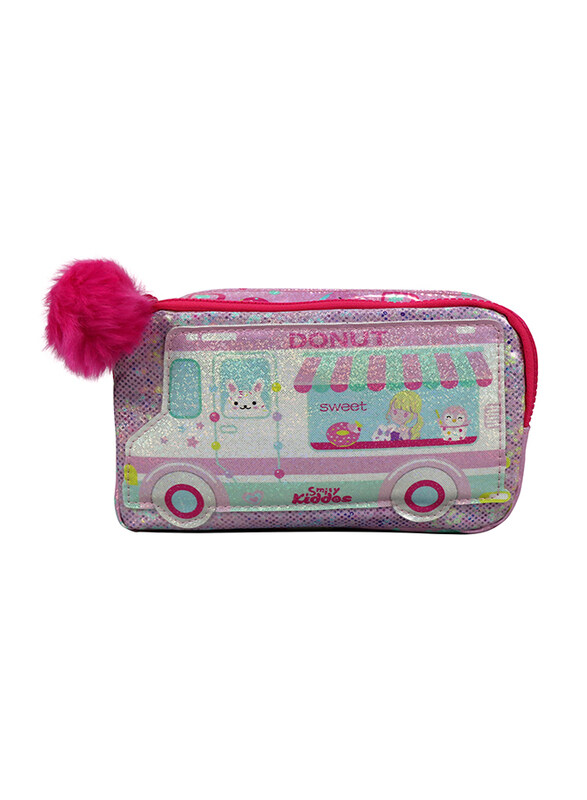 

Smily Kiddos Fancy Donut Teddy Theme Pencil Case, Pink