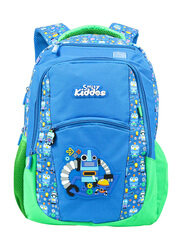 Smily Kiddos Dual Colour Backpack, Blue