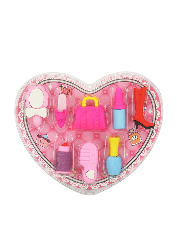 

Smily Kiddos 4-Piece Fancy Cosmetic Eraser Set, Multicolour