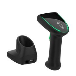 EverScan 2D Wireless/Bluetooth Barcode Scanner (With charging base & display screen) - SS-3012