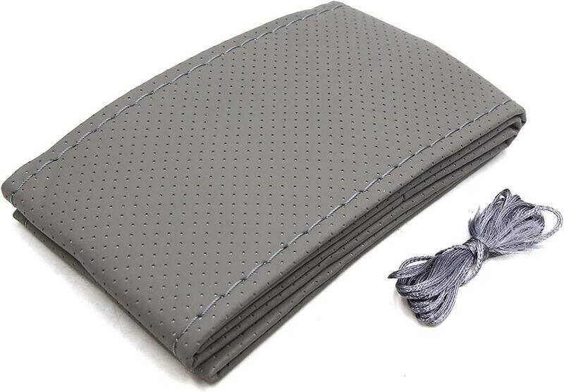 

Uxcell Faux Leather Car Steering Wheel Cover, Grey