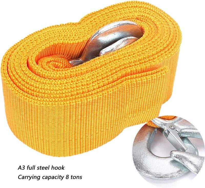 

Fafz Winch Strap Rope Towing Ropes, 16.4ft, Yellow