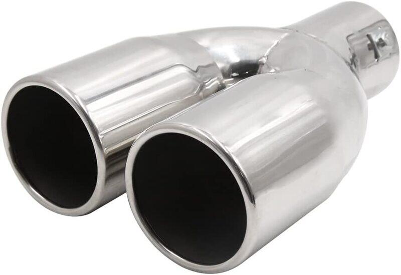 

Uxcell Exhaust Muffler Tip, a18041900ux0324, Silver