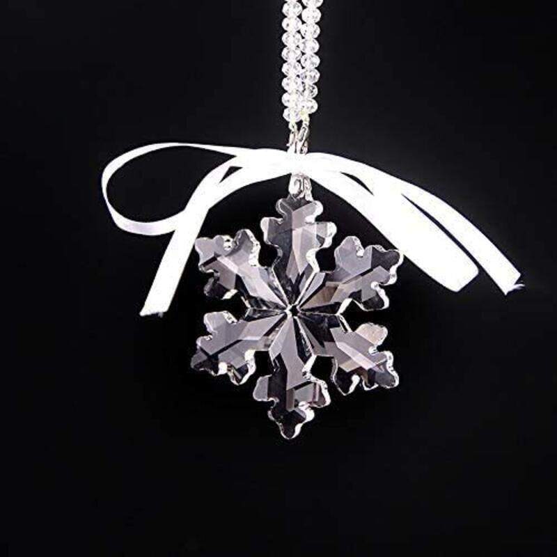 

Generic Snowflake Bright Crystal Car Pendant, Clear