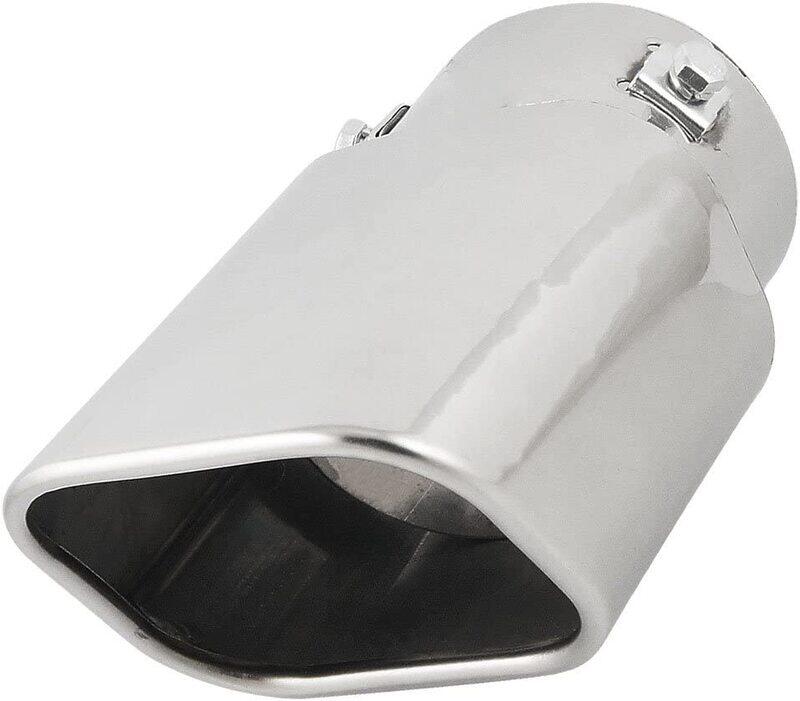 

Autut 2.9-inch Inlet Dia Stainless Steel Car Exhaust Muffler, Silver
