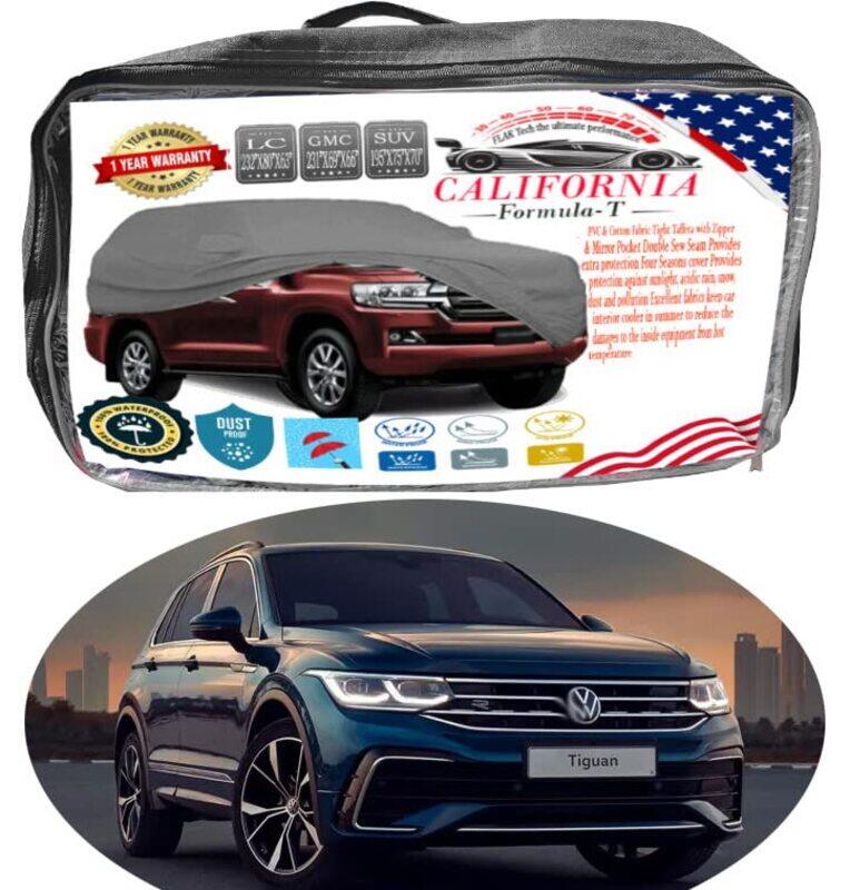 

CFT Car Body Cover with Working Gloves for Tiguan SUV 4X4, Black