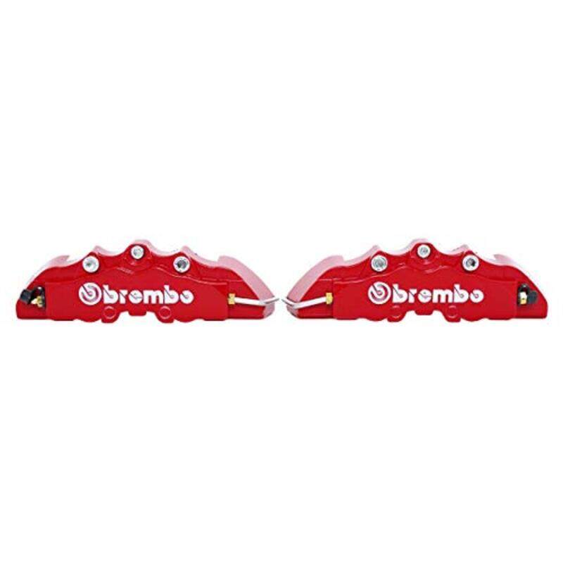 

Brembo Style Universal Disc Brake Caliper Covers, Small, Red