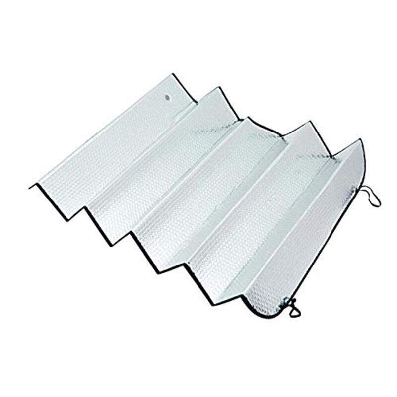 

No Logo YG-CT Auto Sun Visor Sheet Window Retractable Windshield, Silver
