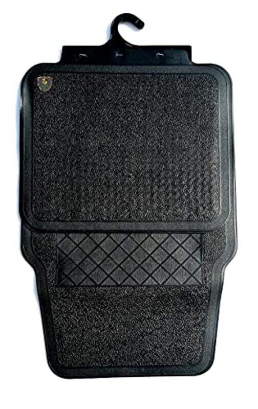 

Flak Universal Non-Slip Car Floor Mat, 4 Pieces, Black